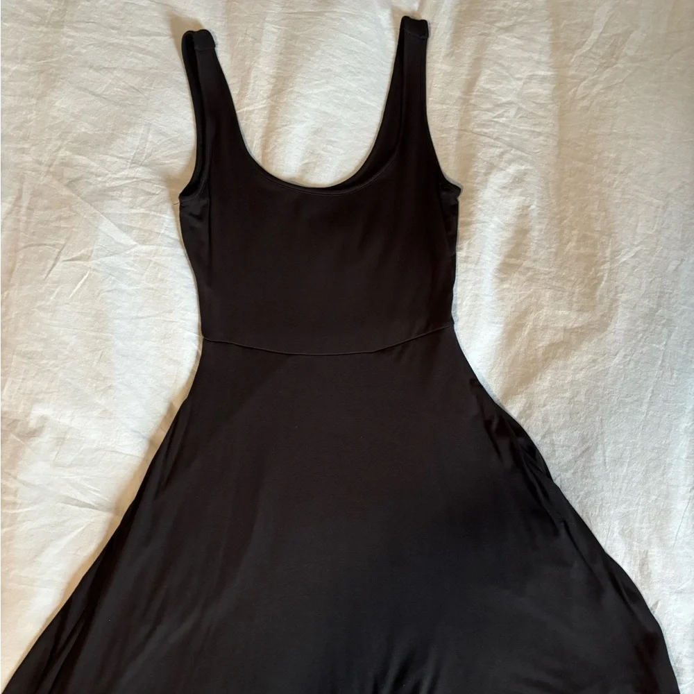 Sunday Best Black Fit and Flare Mini Dress - Picture 1 of 8